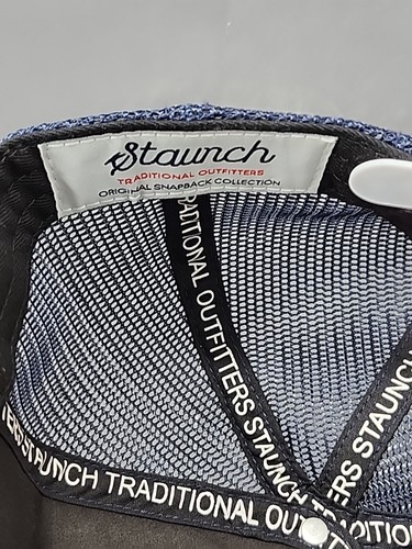 Staunch Punchy Arrowhead Snapback Trucker Hat Blue - Picture 8 of 8