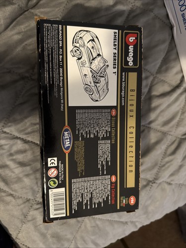 Die Cast 1999 SHELBY SERIE 1-Burago juguete, modelo de coche de metal escala: 1/24-nuevo en caja - Imagen 8 de 8
