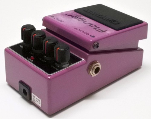 BOSS BF-2 Flanger Guitar Effects Pedal MIJ 1986 #435 DHL Express or EMS - Picture 2 of 12