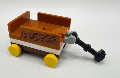 Lego Friends Wagon Cart Brown From Set #41422 - Picture 1 of 5
