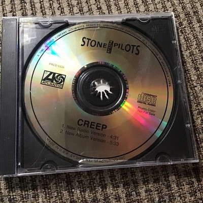 STONE TEMPLE PILOTS CREEP 1993 OOP CD PROMO SINGLE ATLANTIC PRINT 2TRX