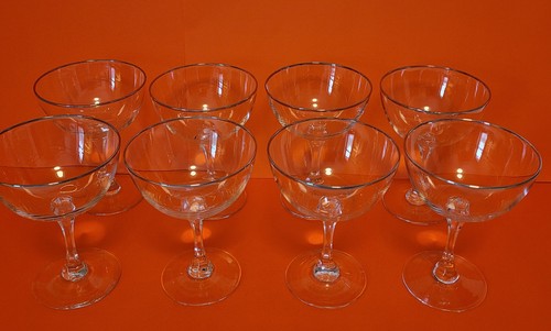 Set di 8 Vin. Bicchieri da champagne/sherbert Lenox Montclair cristallo platino 5,25" - Foto 2 di 3