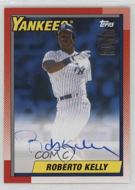 2020 Topps Archives Fan Favorites Blue 7/25 Roberto Kelly #FFA-RK Auto 0zr4