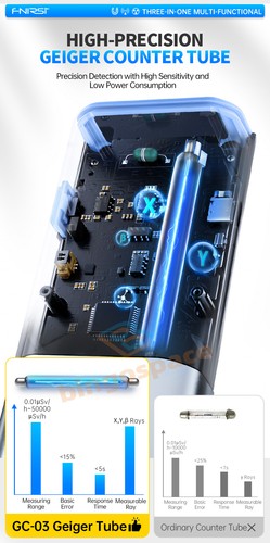 FNIRSI GC-03 3-IN-1 Elektromagnetische Strahlung Detektor NR + EF + MF Detection Tool - Bild 13 von 24