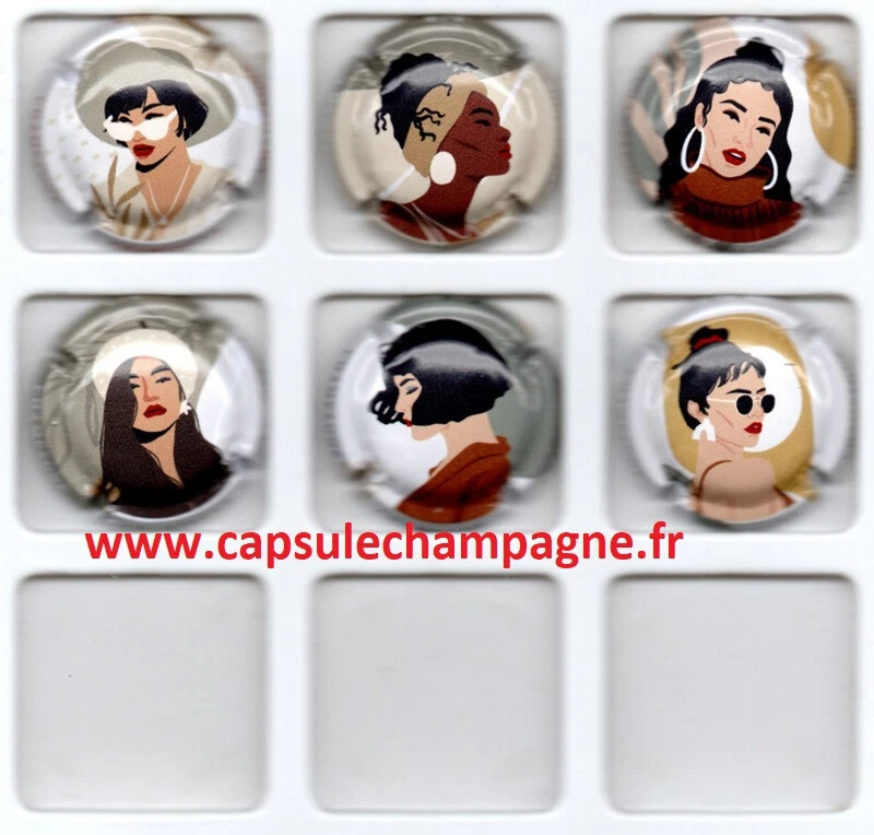 Capsules de champagne générique N°1323 série générique femme