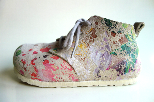 BIRKENSTOCK Leather Chukka Booties DUNDEE Flower Crush Beige US4 EU35 UK2 -rare- - Picture 6 of 17