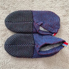 Bombas Gripper Slipper Lined Womens Small S, Purple Black US W7-8.5 Unisex