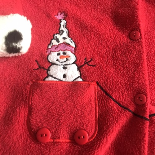 Peanuts Snoopy 2 T Red jacket winter snoopy Child Top Pokadot Vtg Shirt - Picture 6 of 11