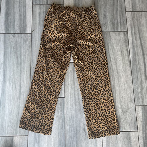 Girls Old Navy Cheetah Leopard Fleece Pants Size Large 10/12 - Picture 6 of 6