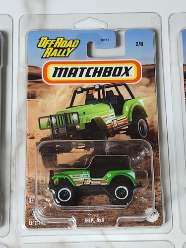 NEW 2024 Matchbox MBX Off Road Rally (Set Of 6) Mint In Protectors  - Picture 3 of 9