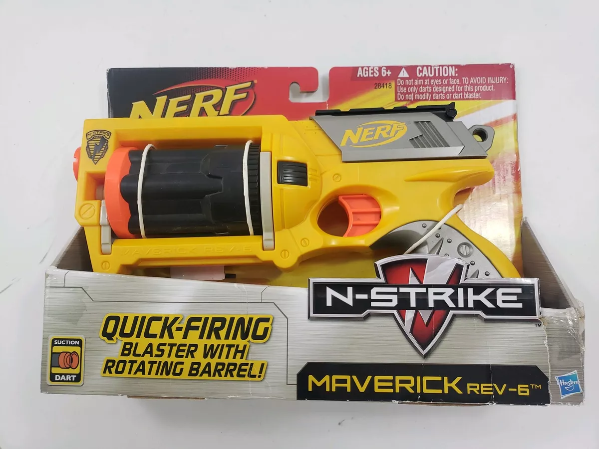 Unboxing Revólver Nerf Maverick + Tiros (Arma de Brinquedo) 