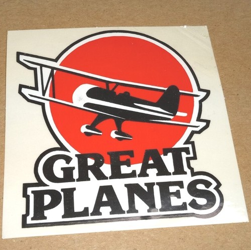 500 - GREAT PLANES RC Aircraft Sticker VINTAGE LOGO Airplane Decal RARE Decals - Picture 3 of 4