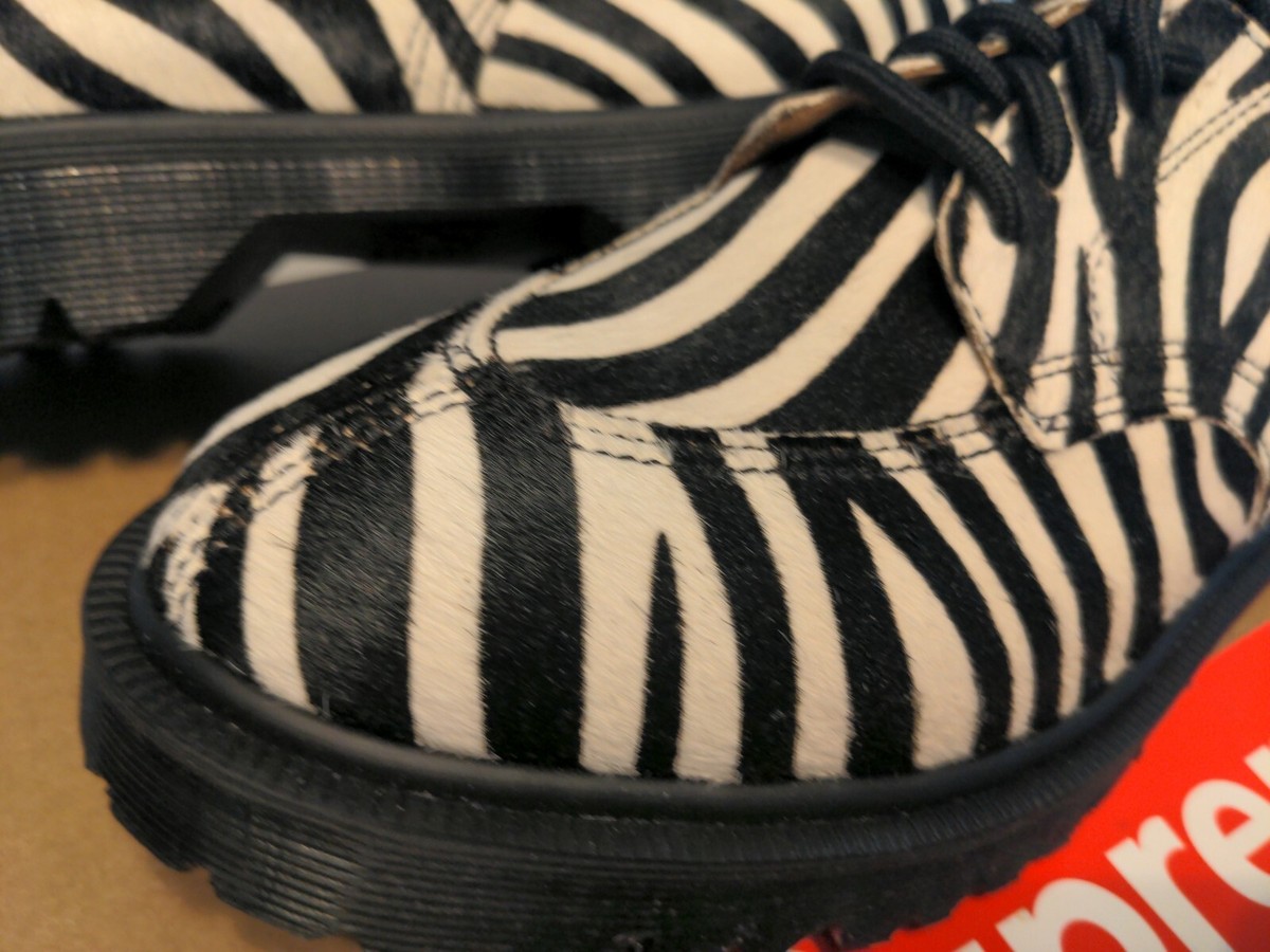 Dr. MARTENS Supreme Ho 2046 Zebra Black/White Mens Size 8 Dr. MARTENS Supreme Ho 2046 Zebra Black/White Mens Size 8