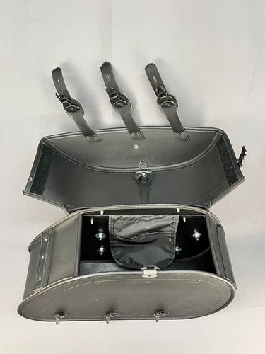 Viking 34L Trianon Extra Large Leather Motorcycle Saddlebag RIGHT - Picture 15 of 24
