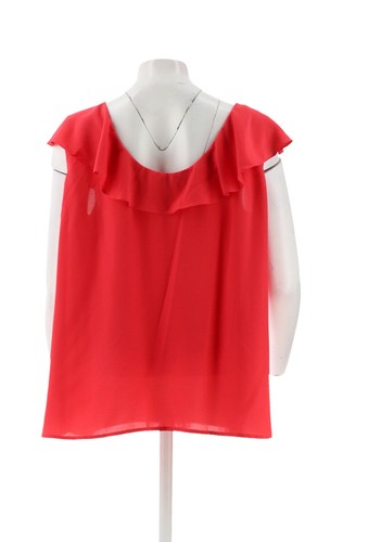 X Clinton 1 Nuovo Maglia Svolazzante Tessuto Kelly Anguria A304764 Collo 0Haqppxd