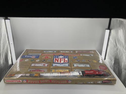 HO Mantua Super Bowl NFL Express Train Set Ready to Run Diesel Engine Box 150032 - Picture 8 of 16