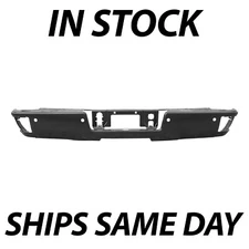 NEW Primered Steel Rear Bumper Face Bar for 2014-2018 Silverado & Sierra w/ Step