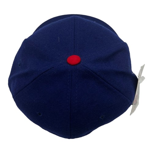 VTG 90s New Era Pro Model Chicago Cubs Fitted Hat Cap USA Made Wool Size 6 7/8 - Picture 5 of 9