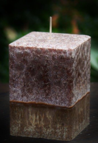 150hr SPICED WHITE COCOA with Nutmeg Triple Scented NATURAL Square CANDLE Gifts - Picture 11 of 12