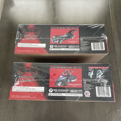 NEW SEALED 1997 REVELL MONOGRAM BATMAN & ROBIN BATMOBILE & REDBIRD KIT 1/25 - Picture 5 of 7