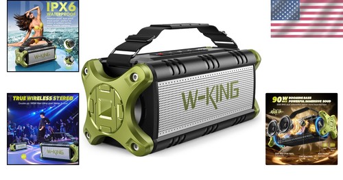 Bluetooth Speaker with Bass Boost - Wireless, Portable, and Shockproof - Picture 2 of 10