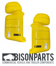 +FITS SCANIA 4 SERIES PGRT SERIES YELLOW SUPER STRONG MIRROR GUARDS RH & LH
