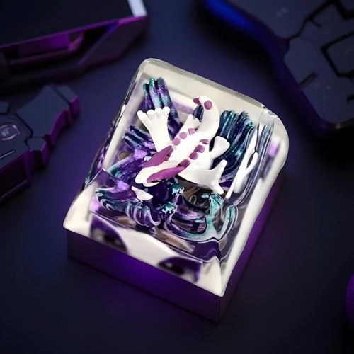 Handmade Resin Pokémon Keycaps – 8 Styles Anime Gaming Mechanical Keyboard Caps - Picture 2 of 16