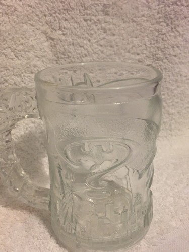 Vintage 1995 Batman Forever McDonalds Glass Mugs - Picture 3 of 6