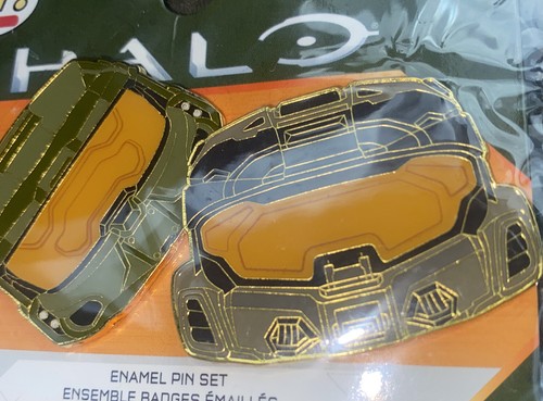 Funko POP! HALO Enamel Pin Special Edition Spartan Helmet Set of Two Pins New - Picture 2 of 5