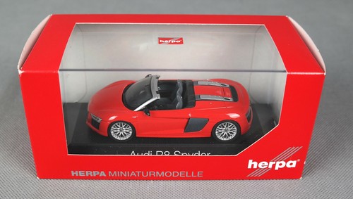 HERPA 915182 1:43 - Audi R8 Spyder dynamitrot - NEUWARE! - Picture 1 of 3