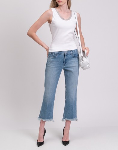 RRP €365 FABIANA FILIPPI Muscle Top IT48 US-XL UK16 XXL Silk Trim Made in Italy - Picture 2 of 8