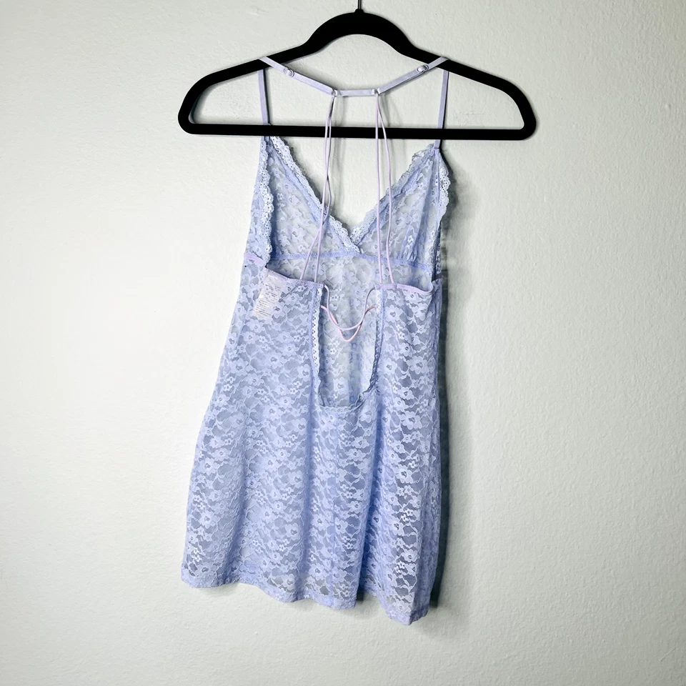 Кружевная ночная рубашка In Bloom от Jonquil S фиолетовая See Thru кружевное платье плюшевый мишка - Изображение 3 из 4