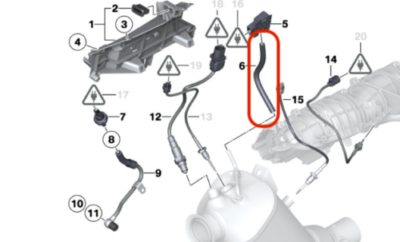 SENSORE DI PRESSIONE Servo Freno 3 Pin Di Alta Qualit&agrave; Per BMW E81 E87 E90 MINI R55 R56 EUR 24