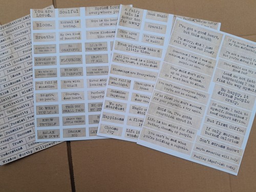 Vintage Wörter Zitate Zum Selbermachen Kit Junk Journal 5 Blatt Papier Sammelalbum Ephemera - Bild 5 von 9