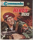 Commando War Comic #193 "Hero's Badge" 1965