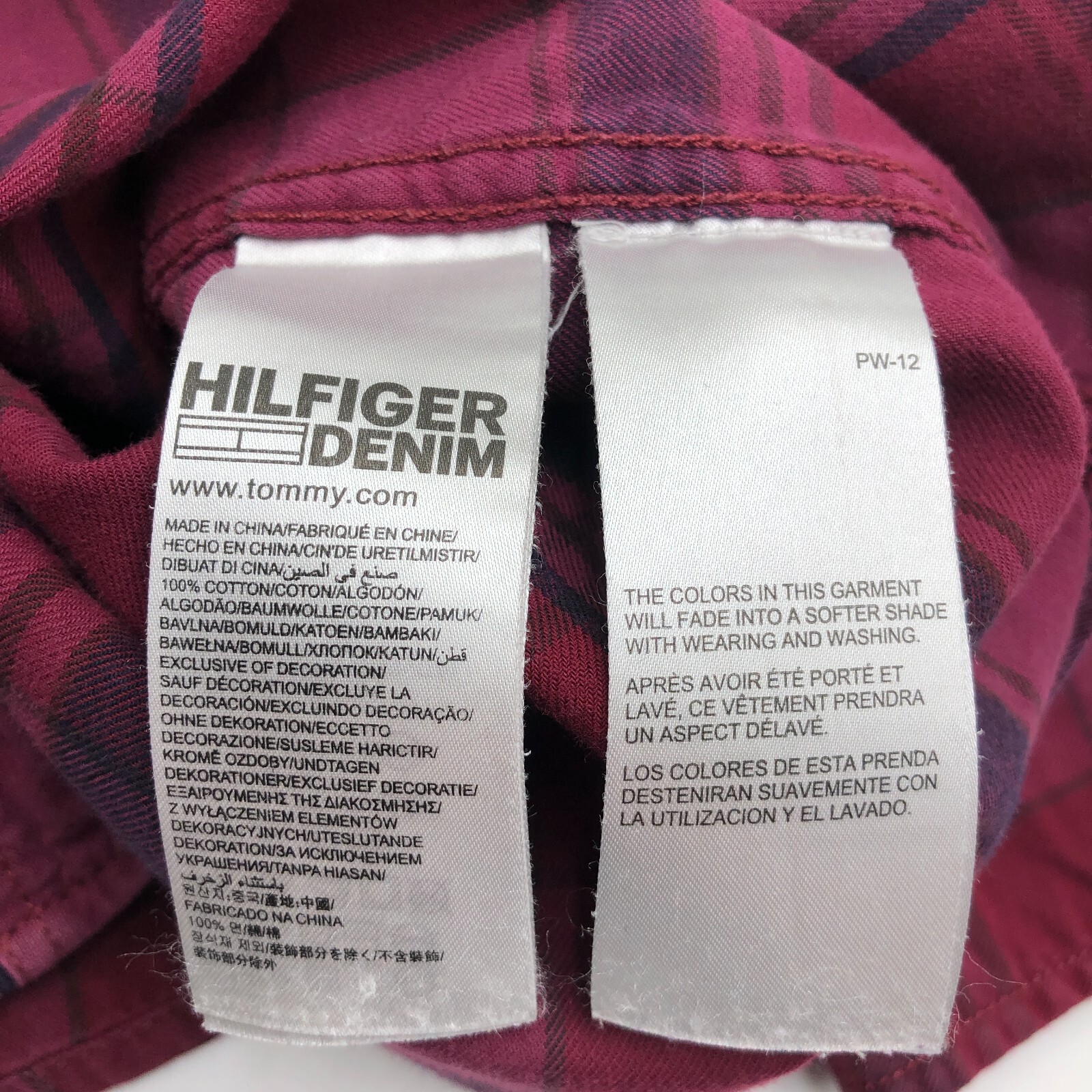 tommy hilfiger holzfällerhemd