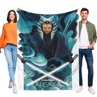 Throw Blanket Ahsoka for Kids and Adults Soft and Cozy Blankets Gifts