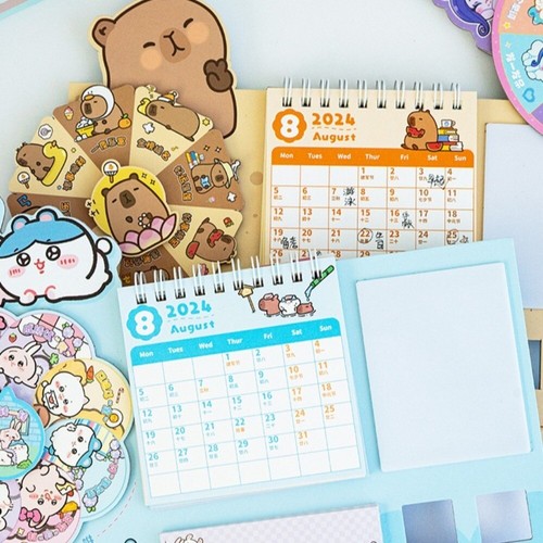 Multi Functional 2025 Calendar Wheel Flip Six in One Desktop Calendar Office - Picture 12 of 20