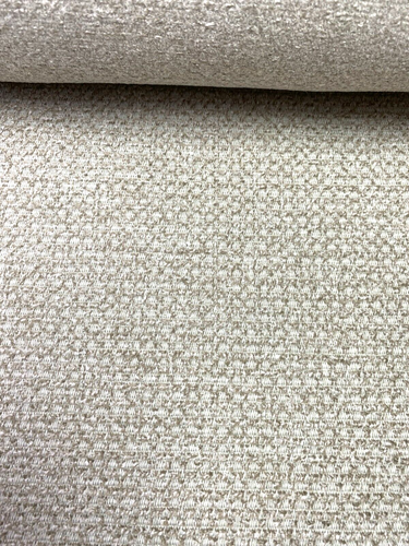 7.1 metres beige textured chenille upholstery fabric FREE POSTAGE - Picture 4 of 4