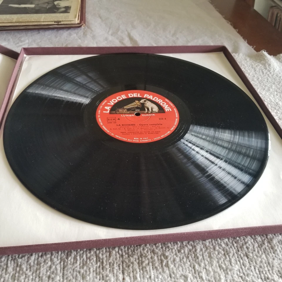 Stasera All’ Opera La Boheme - La Voce Del Padrone – QSO 3/4 - 2 LP-1967 Italy - Image 3 of 4
