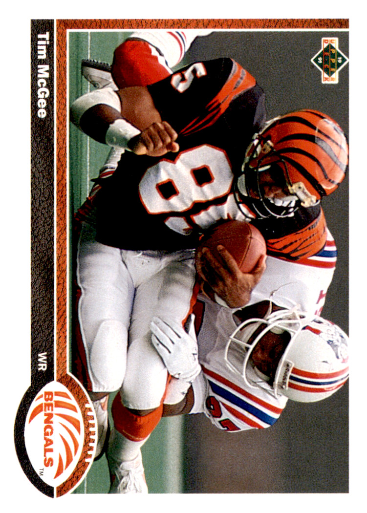 1991 Upper Deck - #66 Tim McGee Cincinnati Bengals