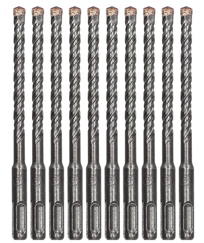 SDS-Plus Hammerbohrer Set Hartmetallspitze 6" Länge Betonbohrer -10 Teile - Bild 18 von 22