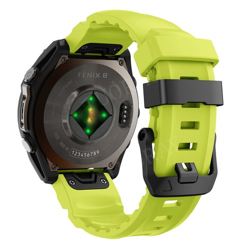 Correa de reloj de silicona de ajuste rápido para Garmin Fenix 3HR 5 5X 6 6X Pro E 8 7 7X - Imagen 19 de 81