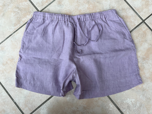 Mexx Leinenhose 38 Weiß + MNG Leinenshorts M Flieder im Paket Set - Bild 4 von 4