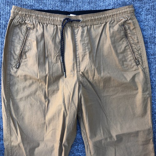 Sonoma Flexwear Men's Jogger Pants Sz Large Brown Zip Pockets - Picture 9 of 10