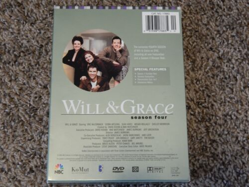 Will & Grace - Staffel 4 (DVD, 2005, 4-Disc-Set) TOLLE SHOW! KOSTENLOSER VERSAND!!! - Bild 4 von 5