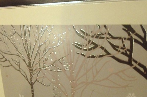 WINTER REINDEER WALK GORGEOUS HOLIDAY CARD by PETER PAUPER PRESS (9) - Picture 3 of 3