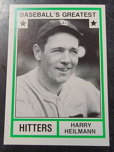 1982 TCMA Baseball's Greatest Hitters Harry Heilmann  - Picture 1 of 2