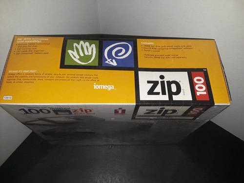 Iomega 100MB External Zip Drive Parallel Port 10919 New Sealed - Picture 2 of 5