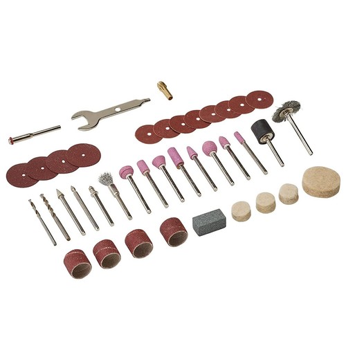 Draper 135W Rotary Multi-Tool 230V Multi Function Hobby Tool + 40pc Accessories - Picture 3 of 16